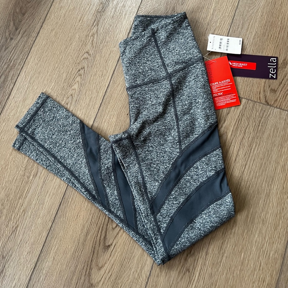 Zella Splice It Up High-Waist Legging in Graphite Grey (S)